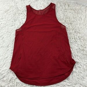 Lululemon Sculpt Tank Dark Red
